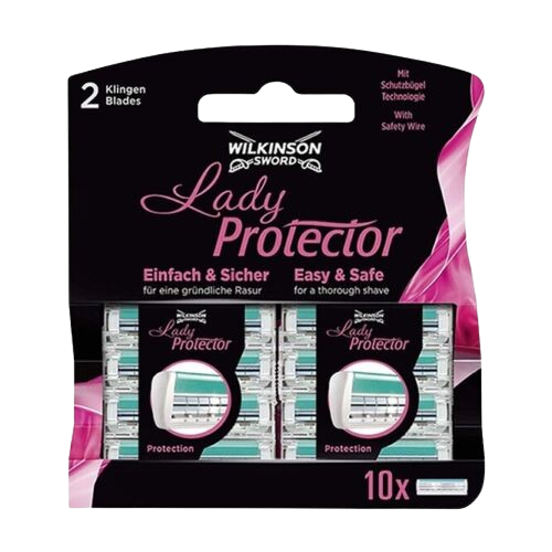 Wilkinson Sword Lady Protector Rasierklingen für Damen Rasierer, 10 St